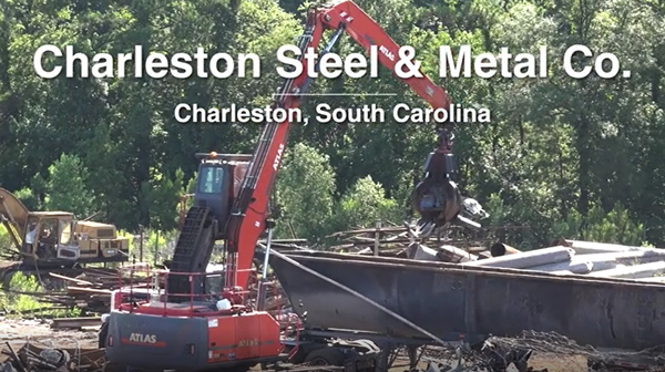 Atlas Material Handlers from SMH Group are Workhorses for Charleston Steel & Metal Co.